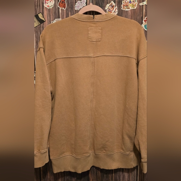 Aerie Brown Graphic oversized Sweatshirt - Picture 3 of 3